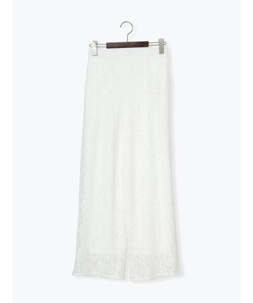 Te chichi TERRASSE(テチチテラス)の「【セットアップ可】レースセンターシームパンツ《2025summer catalog item》(その他パンツ・レディース・ブラック/オフホワイト・F)」の11枚目の写真