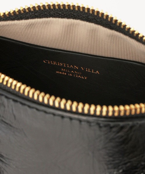CHRISTIAN VILLA（クリスチャンヴィラ）の「【CHRISTIAN VILLA】WIDE BAG（ショルダーバッグ・レディース・ブラック/オリーブ・フリー）」の17枚目の写真