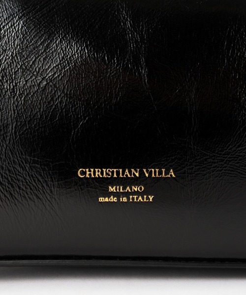 CHRISTIAN VILLA（クリスチャンヴィラ）の「【CHRISTIAN VILLA】WIDE BAG（ショルダーバッグ・レディース・ブラック/オリーブ・フリー）」の18枚目の写真