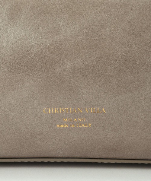 CHRISTIAN VILLA（クリスチャンヴィラ）の「【CHRISTIAN VILLA】WIDE BAG（ショルダーバッグ・レディース・ブラック/オリーブ・フリー）」の19枚目の写真