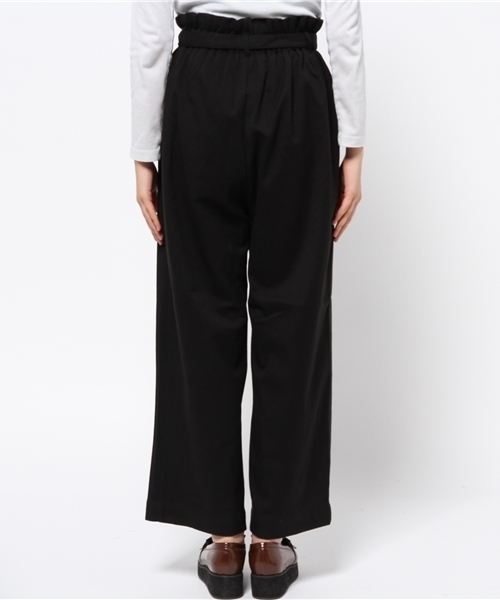 Heather（ヘザー）の「TRギャザーワイドパンツ  708237（その他パンツ・レディース・ブラック/キャメル/チェック・FREE）」の6枚目の写真