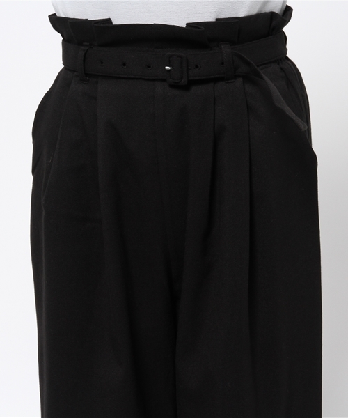 Heather（ヘザー）の「TRギャザーワイドパンツ  708237（その他パンツ・レディース・ブラック/キャメル/チェック・FREE）」の7枚目の写真