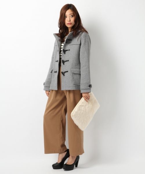 Heather（ヘザー）の「TRギャザーワイドパンツ  708237（その他パンツ・レディース・ブラック/キャメル/チェック・FREE）」の14枚目の写真