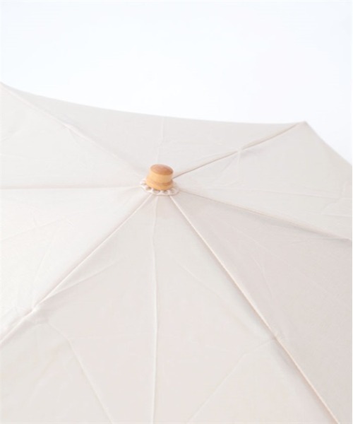 axes femme（アクシーズファム）の「ミモザ刺繍晴雨兼用折傘（折りたたみ傘・レディース・キナリ・FREE）」の3枚目の写真