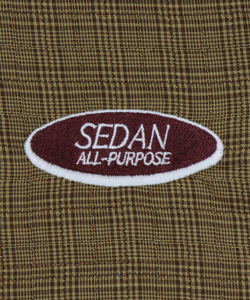 SEDAN ALL-PURPOSE（セダンオールパーパス）の「SEDAN ALL-PURPOSE | Dobby Plaid Open Collar S/S Shirt MEN（シャツ/ブラウス・メンズ・ブルー/ブラウン・XL/L/M）」の11枚目の写真