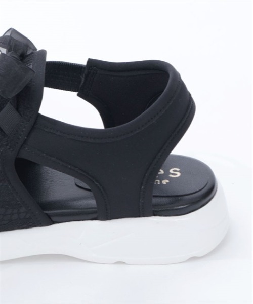 axesfemmeリボン使いスニーカーサンダル セール】リボン使いスニーカーサンダル（サンダル）｜axes femme