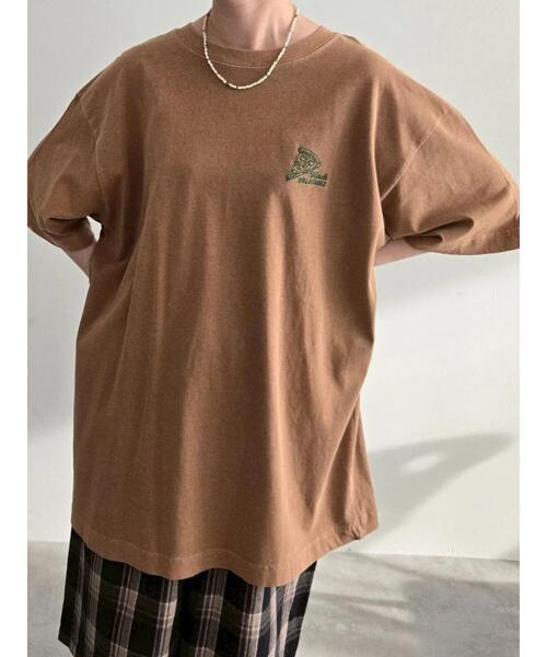 SM2（エスエムツー）の「food刺繍Tシャツ（Tシャツ/カットソー・レディース・オフホワイト/ブルー/チャコールグレー/イエロー/ブラウン・F）」の12枚目の写真