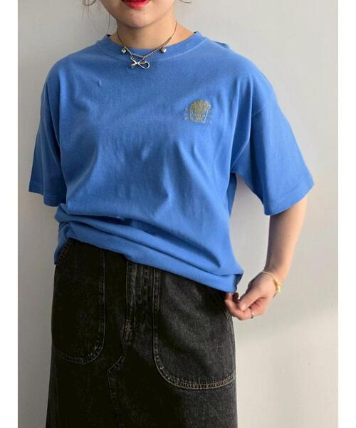 SM2（エスエムツー）の「food刺繍Tシャツ（Tシャツ/カットソー・レディース・オフホワイト/ブルー/チャコールグレー/イエロー/ブラウン・F）」の18枚目の写真