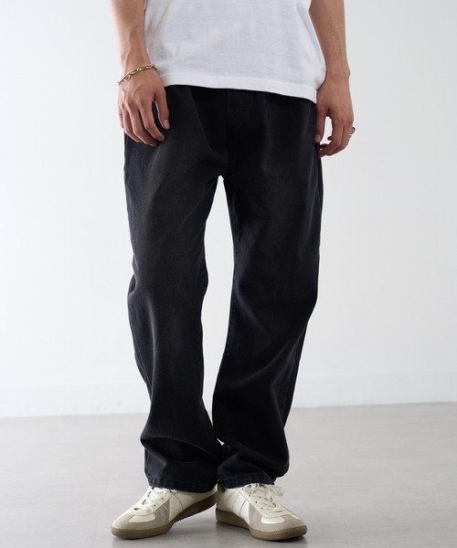 HAUS（ハウス）の「【HAUS】加工デニム ABM21633（デニムパンツ・メンズ・サックスブルー/ブラック・M/L）」の13枚目の写真