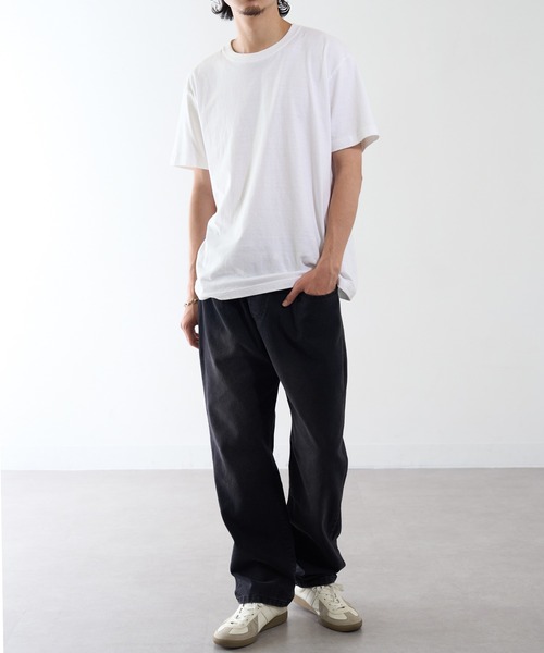 HAUS（ハウス）の「【HAUS】加工デニム ABM21633（デニムパンツ・メンズ・サックスブルー/ブラック・M/L）」の14枚目の写真