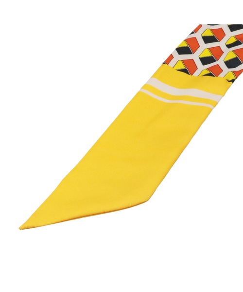 TOKYO SHIRTS（トウキョウシャツ）の「プリント リング付きスカーフ（バンダナ/スカーフ・レディース・グレー/ネイビー系/パープル/イエロー系・FREE）」の16枚目の写真