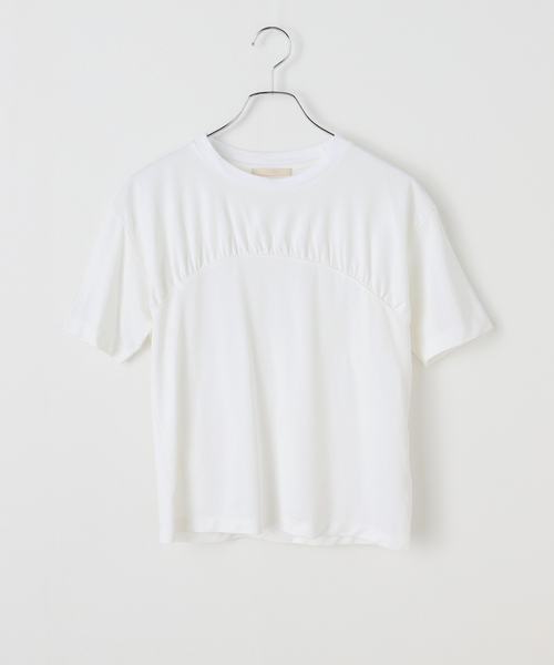 ワシテンジクギャザーT（Tシャツ/カットソー）｜Plage