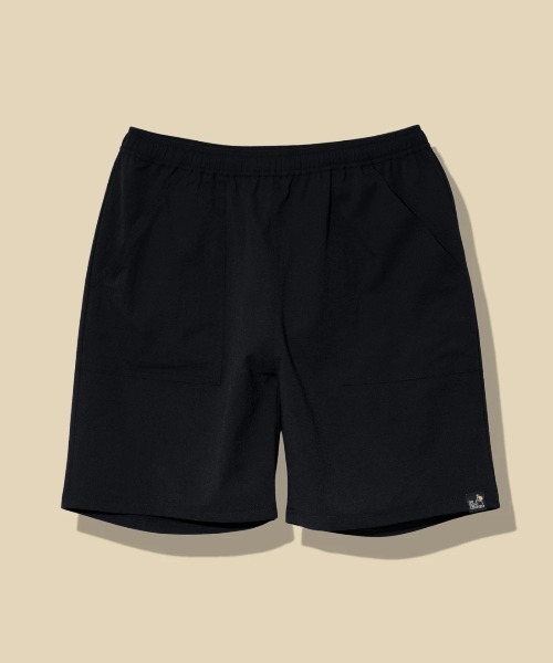 go slow caravan(ゴースローキャラバン)の「ストレッチサッカー イージーショーツ(その他パンツ・メンズ・グリーン系その他/ベージュ/ブラック・LARGE/X-LARGE/MEDIUM)」の1枚目の写真