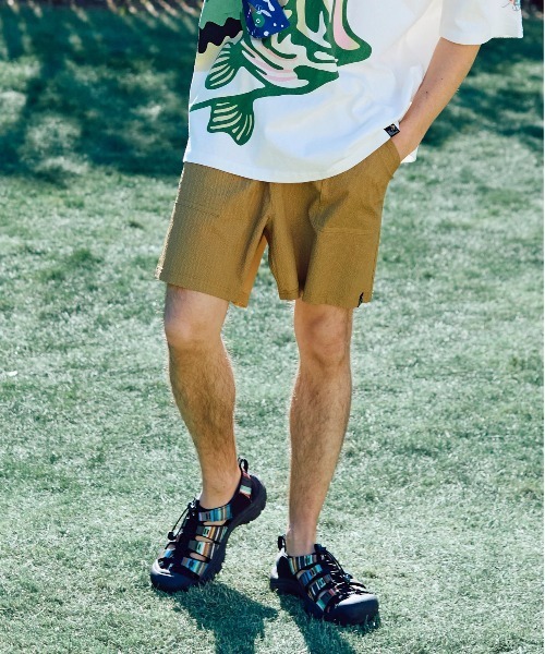 go slow caravan(ゴースローキャラバン)の「ストレッチサッカー イージーショーツ(その他パンツ・メンズ・グリーン系その他/ベージュ/ブラック・LARGE/X-LARGE/MEDIUM)」の18枚目の写真