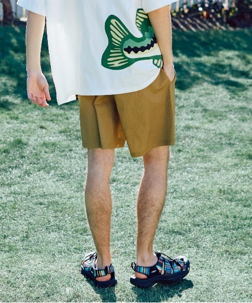 go slow caravan(ゴースローキャラバン)の「ストレッチサッカー イージーショーツ(その他パンツ・メンズ・グリーン系その他/ベージュ/ブラック・LARGE/X-LARGE/MEDIUM)」の20枚目の写真