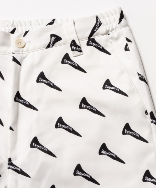 SWINGGGR（スウィンガー）の「SWINGGGR/スウィンガー/PIN PATTERN SHORTS（その他パンツ・メンズ・ブラック/ホワイト・SMALL/MEDIUM/LARGE/X-LARGE）」の4枚目の写真