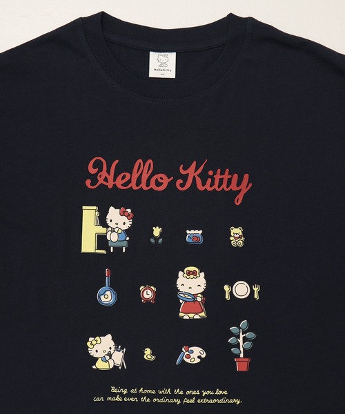 sanrio(サンリオ)の「【Sanrio/サンリオ】天竺 WIDEシルエット ワンポイント刺繍/プリント/レトロ 半袖Tシャツ(Tシャツ/カットソー・レディース・レッド系/ライトグリーン/ブラック/サックスブルー/イエロー/ネイビー/ライトピンク/オートミール・M/L)」の19枚目の写真