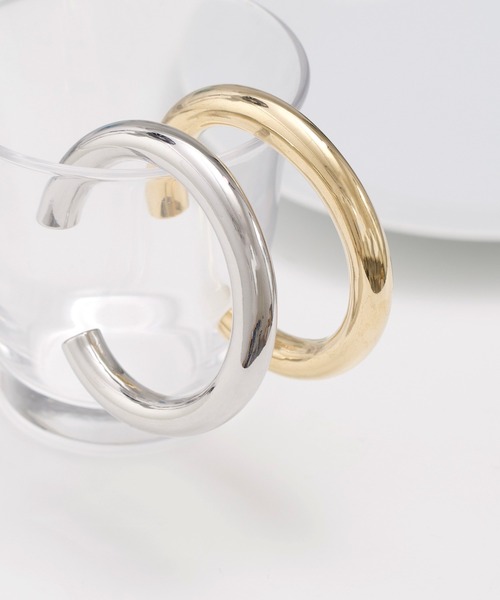 LINFA　（リンファ）の「シンプル　ボリュームメタルバングル（バングル/リストバンド・レディース・ゴールド/シルバー・FREE）」の17枚目の写真