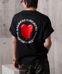 【MEMORY】ドリップハート 半袖 Tシャツ / Drip Heart Short Sleeve Tee