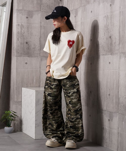 #MEMORY(メモリー)の「【MEMORY】ドリップハート 半袖 Tシャツ / Drip Heart Short Sleeve Tee(Tシャツ/カットソー・メンズ・ブラック/アイボリー/ホワイト・M/L/XL)」の19枚目の写真