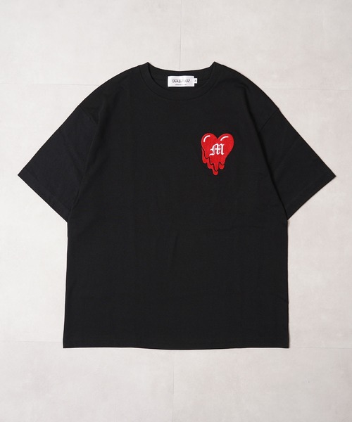 #MEMORY(メモリー)の「【MEMORY】ドリップハート 半袖 Tシャツ / Drip Heart Short Sleeve Tee(Tシャツ/カットソー・メンズ・ブラック/アイボリー/ホワイト・M/L/XL)」の21枚目の写真