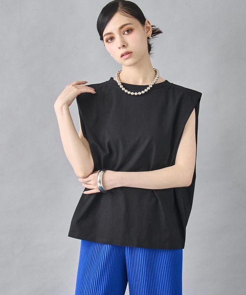 ANNARITA N 売れ筋商品|||アナリタエヌ Tシャツ トップス レディース Tops Orange ANAP GiRL tシャツ 肩ジップミニネックトップスカットソー