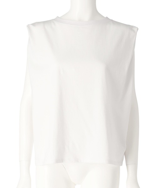 ANAP(アナップ)の「タックショルダー ノースリーブトップス(Tシャツ/カットソー・レディース・ブラック/ホワイト/レッド・FREE)」の20枚目の写真