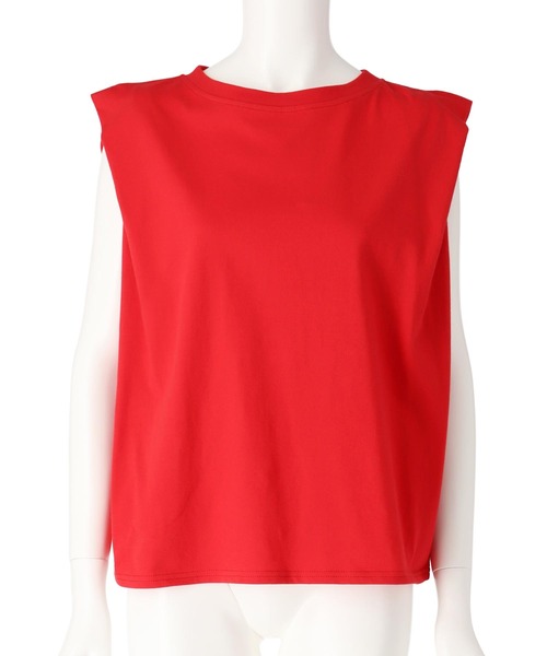 ANAP(アナップ)の「タックショルダー ノースリーブトップス(Tシャツ/カットソー・レディース・ブラック/ホワイト/レッド・FREE)」の21枚目の写真