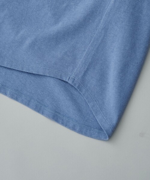 PUBLIC TOKYO(パブリックトウキョウ)の「リラックスボーダーポロTEE(Tシャツ/カットソー・メンズ・ブルー/ダークネイビー・2/1)」の6枚目の写真
