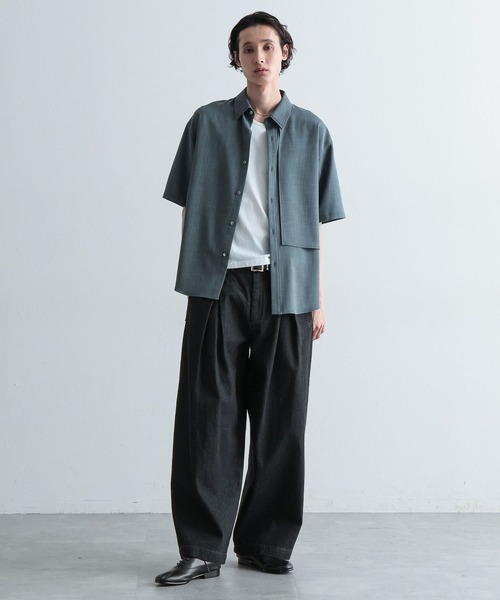 HARE まとめ売り セール】ボックスタックワイドデニムパンツ(HARE)（デニムパンツ