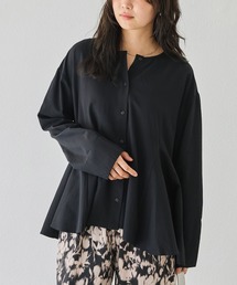 LAVEANGE | 【好機能シリーズ】抗菌/防臭 ペプラムフレアブラウス(シャツ/ブラウス)