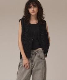 Diagram（ダイアグラム）の「レース刺繍ベスト（ベスト）」