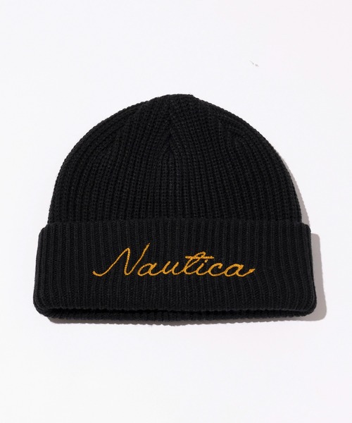 NAUTICA（ノーティカ）の「【NAUTICA】LAWGAGE KNIT WATCH（ニットキャップ/ビーニー・メンズ・オレンジ/ベージュ/ブラック・FREE）」の2枚目の写真