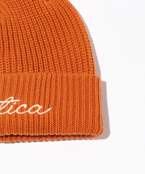 NAUTICA（ノーティカ）の「【NAUTICA】LAWGAGE KNIT WATCH（ニットキャップ/ビーニー・メンズ・オレンジ/ベージュ/ブラック・FREE）」の5枚目の写真