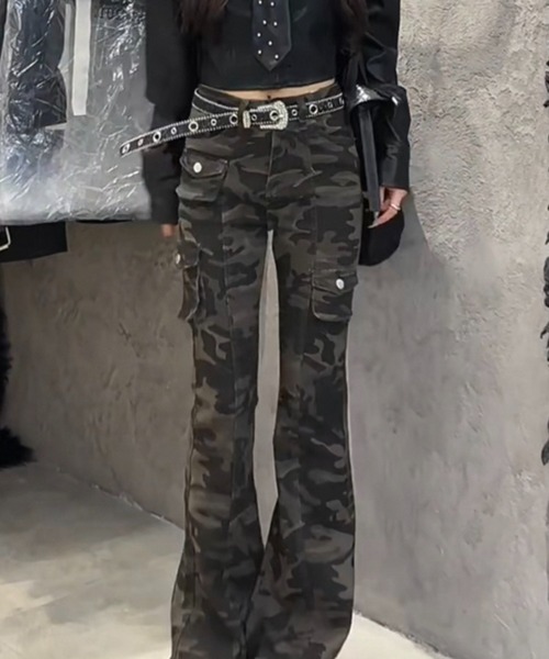 Sibra（シブラ）の「迷彩カーゴパンツ（その他パンツ・レディース・カーキ・S/M/L）」の7枚目の写真