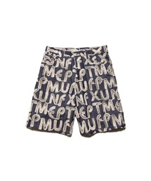 uniform experiment(���j�t�H�[���G�N�X�y�������g)��OVERFLOW DENIM SHORTS(�f�j���p���c)