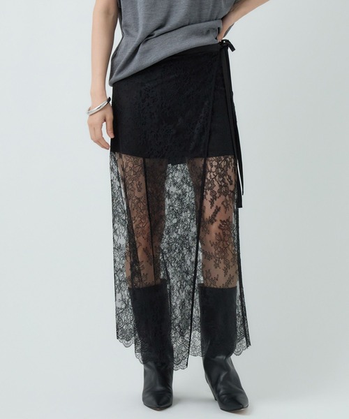 Chaos(カオス)の「Chaos(カオス)/◇金子綾さんYouTube紹介◇ マチュースカート(スカート・レディース・ブラック/ライトグレー・FREE)」の15枚目の写真