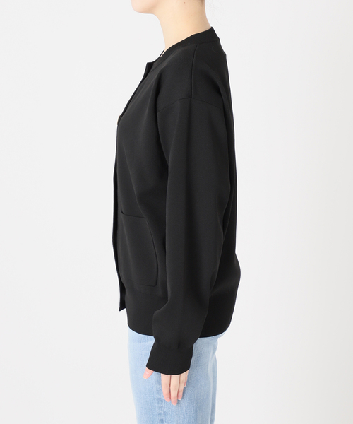 スピックアンドスパン ウォッシャブルクルーネックカーディガン Spick Spick＆Span カーディガン 「WEB限定追加」ウォッシャブルクルー