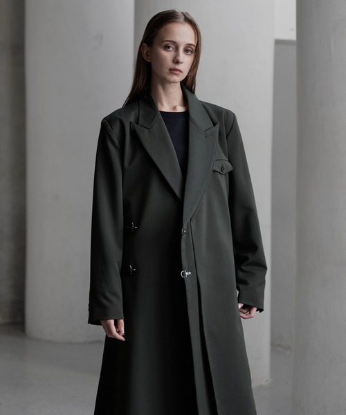 CLEL】Prime TR Double Lapel Coat / プライムTR ダブルラペル