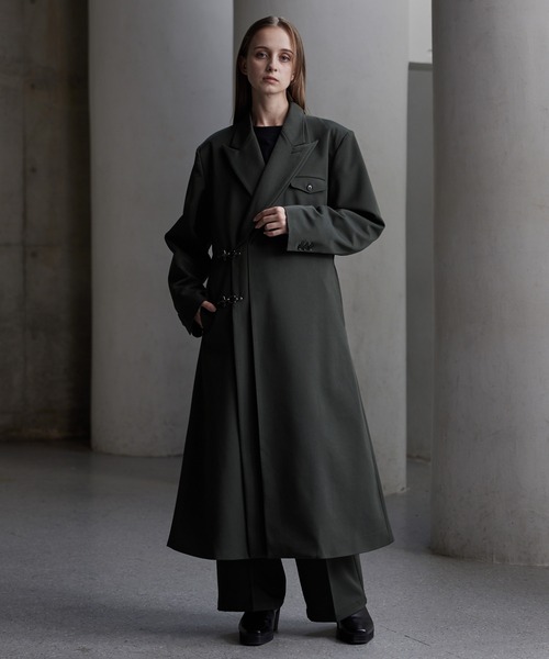 CLEL（クレイル）の「【CLEL】Prime TR Double Lapel Coat