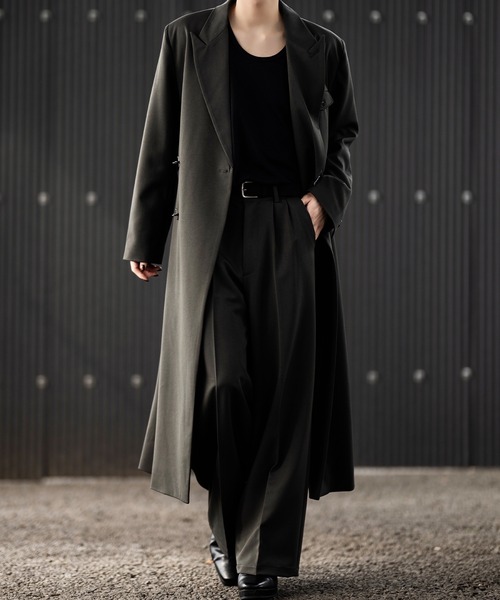 CLEL】Prime TR Double Lapel Coat / プライムTR ダブルラペルコート