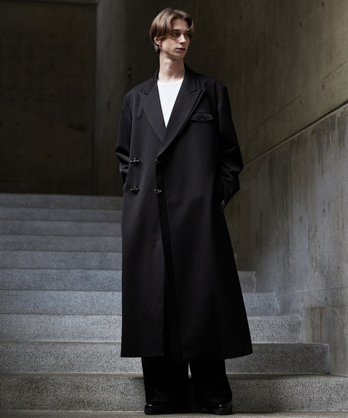 CLELのダブルチェスターコート CLEL（クレイル）の「【CLEL】Tech Melton Loose Double Chester