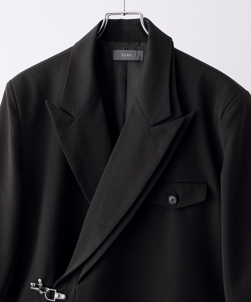 CLEL】Prime TR Double Lapel Coat / プライムTR ダブルラペル
