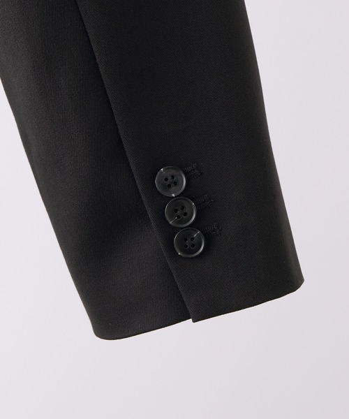 バラ売り 新品 CLEL プライムTRダブルラペルコート ブラック M CLEL】Prime TR Double Lapel Coat / プライムTR ダブルラペル