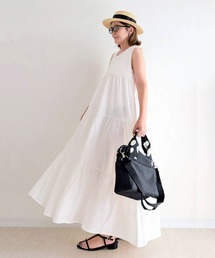 CORNERS by yui（コーナーズバイユイ）の「【CORNERS by yui】前後2wayティアードワンピース（ワンピース）」