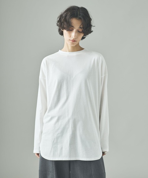 Curensology カレンソロジー　Ｔシャツ Curensology(カレンソロジー)/シャツテイルロングTシャツ（Tシャツ