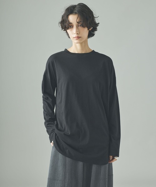 Curensology(カレンソロジー)/シャツテイルロングTシャツ（Tシャツ