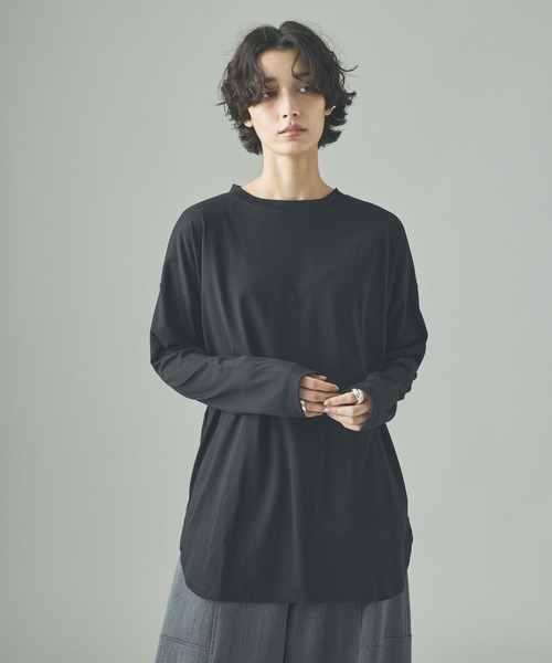 カレンソロジー Curensology(カレンソロジー)｜ハイネックギャザーニットプルオーバー