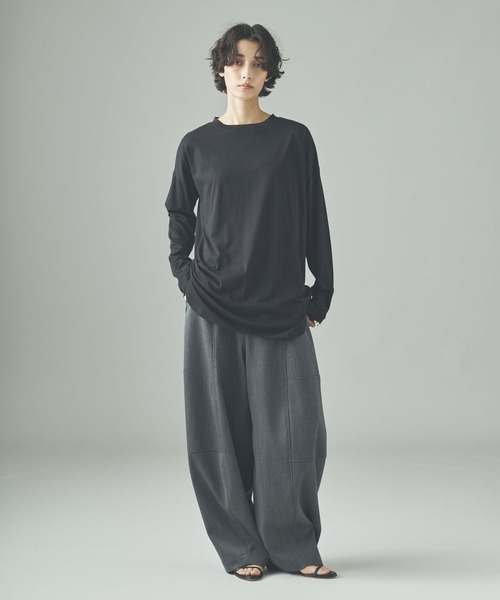 カレンソロジー Curensology(カレンソロジー)｜ハイネックギャザーニットプルオーバー