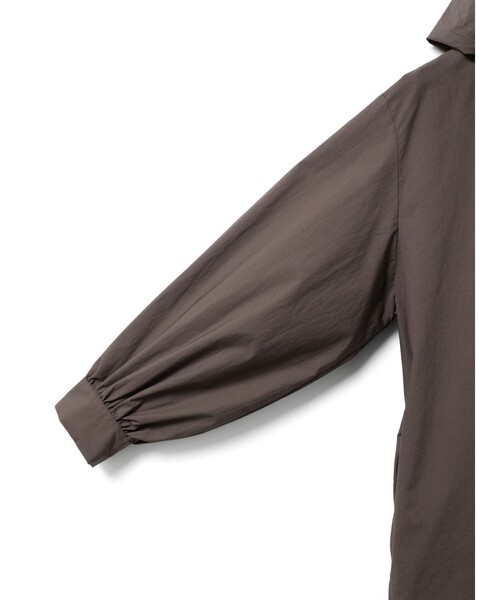 MidiUmi（ミディウミ）の「MidiUmi フード付きシャツワンピース（ワンピース・レディース・チャコールグレー/ベージュ/ブラック・FREE）」の17枚目の写真